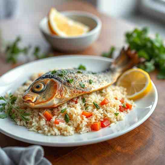 Dakhla Fish & Rice Recipe - Protein & Omega-3 Dinner